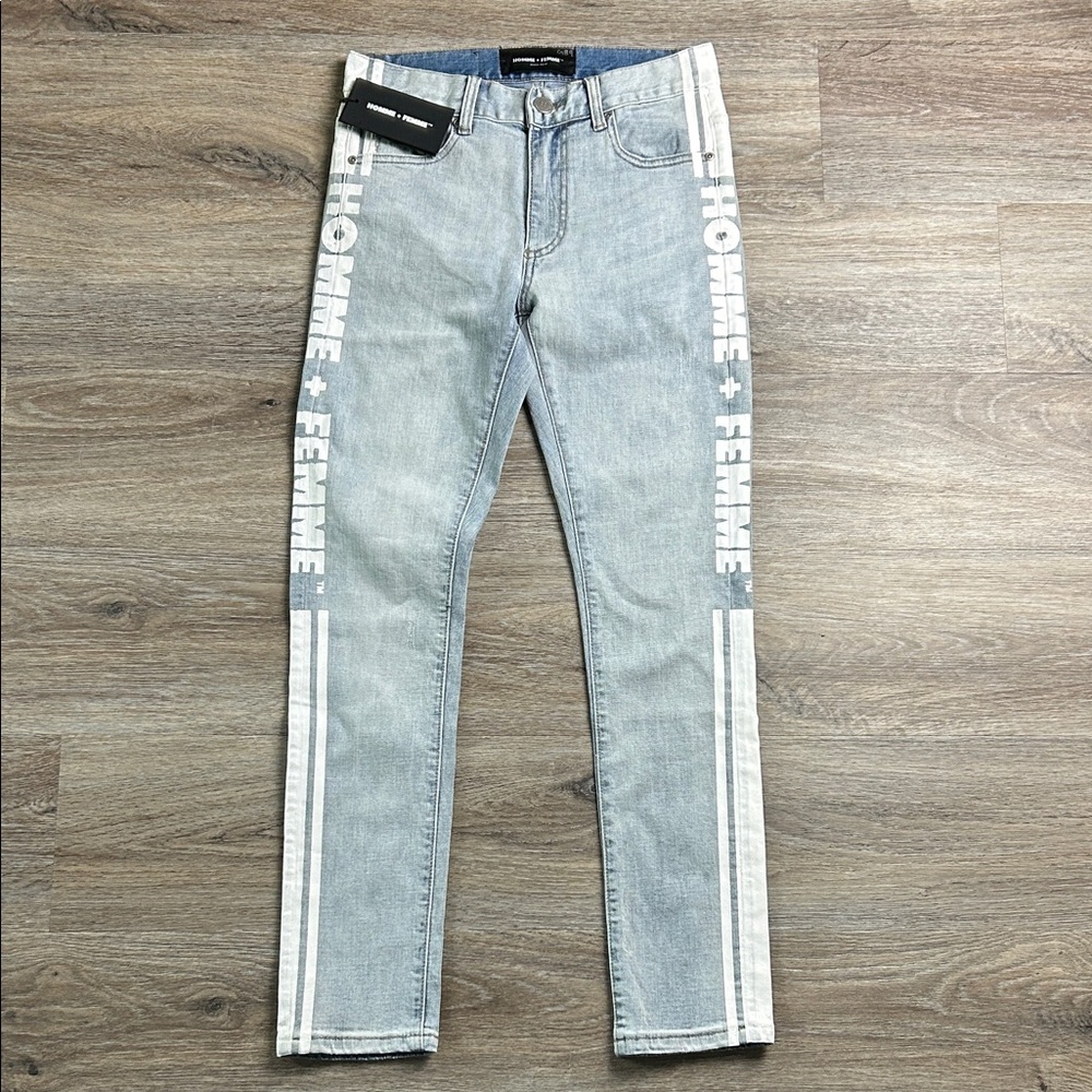 Homme + Femme Men’s Light Blue Jeans Size 28